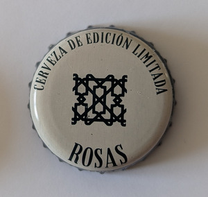 Cerveza de edition limitada - rosas, Cervezas Alhambra